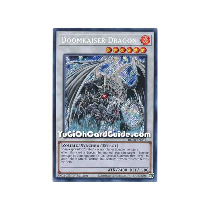 Doomkaiser Dragon (Secret Rare) – Battles of Legend Crystal Revenge | Carta YUGIOH en México