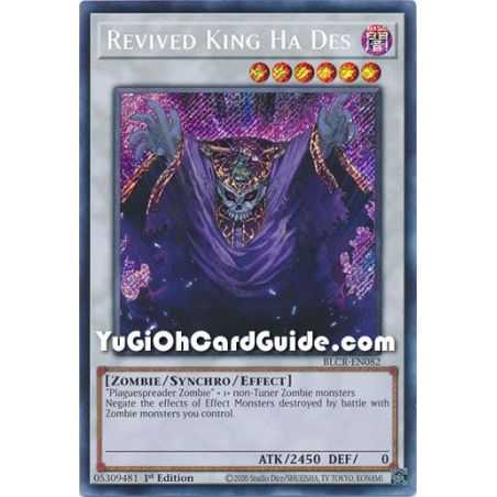Revived King Ha Des (Secret Rare) – Battles of Legend Crystal Revenge | Carta YUGIOH en México