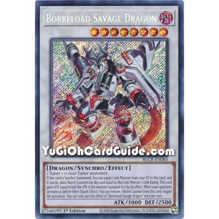 Borreload Savage Dragon (Secret Rare) – Battles of Legend Crystal Revenge | Carta YUGIOH en México