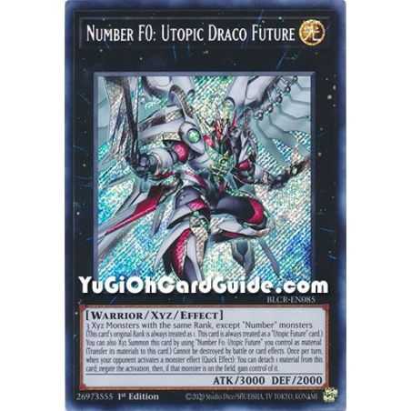 Number F0: Utopic Draco Future (Secret Rare) – Battles of Legend Crystal Revenge | Carta YUGIOH en México