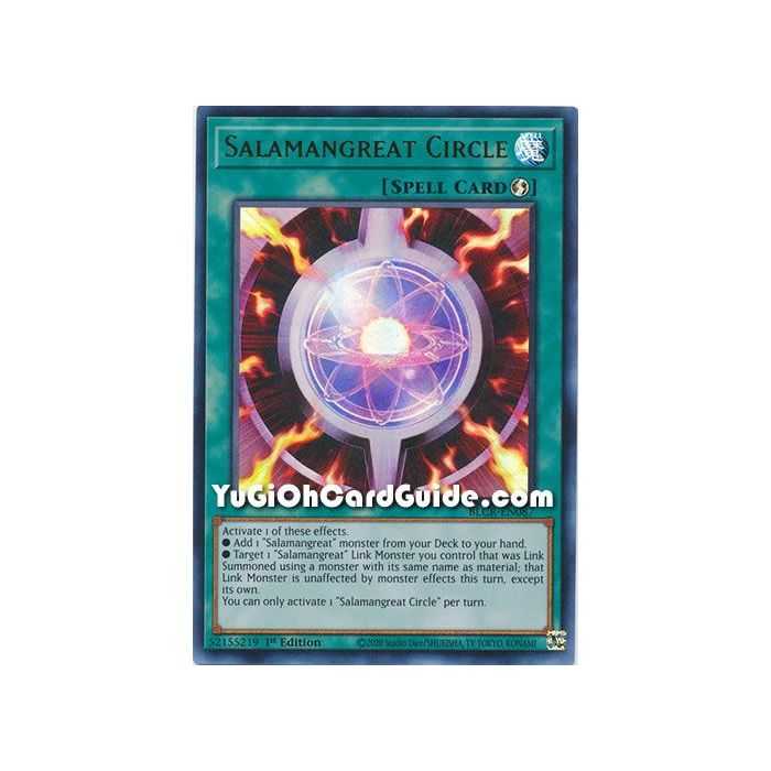 Salamangreat Circle (Ultra Rare) – Battles of Legend Crystal Revenge | Carta YUGIOH en México