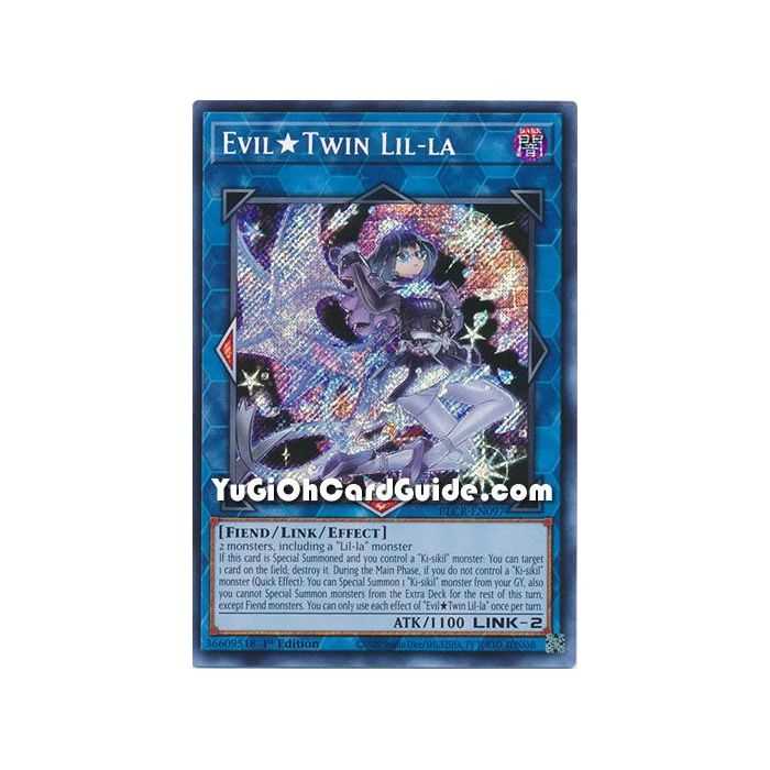 Evil Twin Lil-la (Secret Rare) – Battles of Legend Crystal Revenge | Carta YUGIOH en México