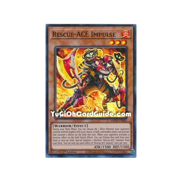 Rescue-ACE Impulse (Super Rare) – Amazing Defenders | Carta YUGIOH en México
