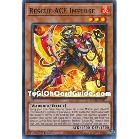 Rescue-ACE Impulse (Super Rare) – Amazing Defenders | Carta YUGIOH en México