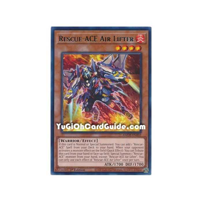 Rescue-ACE Air Lifter (Rare) – Amazing Defenders | Carta YUGIOH en México