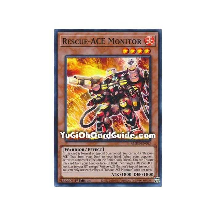 Rescue-ACE Monitor (Super Rare) – Amazing Defenders | Carta YUGIOH en México