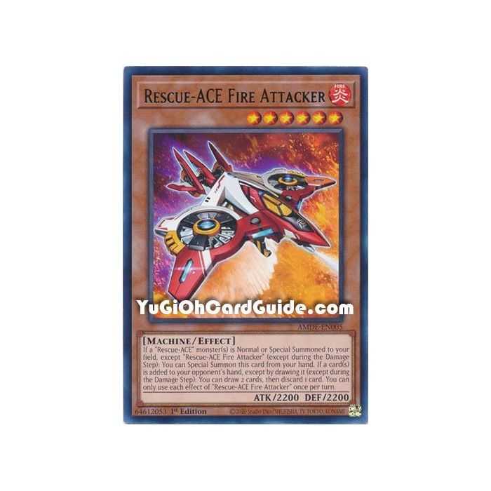 Rescue-ACE Fire Attacker (Rare) – Amazing Defenders | Carta YUGIOH en México