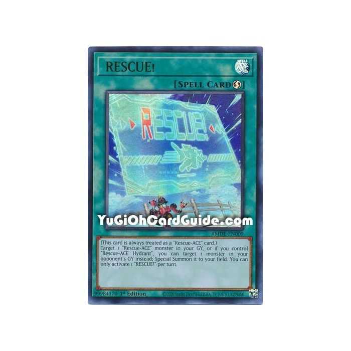 RESCUE! (Ultra Rare) – Amazing Defenders | Carta YUGIOH en México