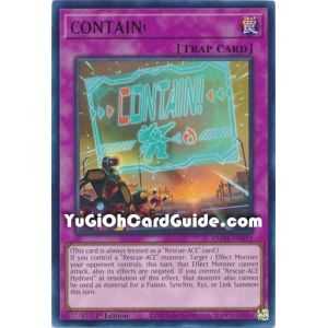 CONTAIN! (Rare) – Amazing Defenders | Carta YUGIOH en México