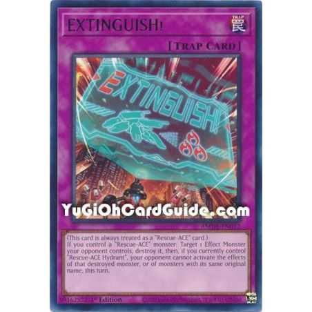 EXTINGUISH! (Rare) – Amazing Defenders | Carta YUGIOH en México