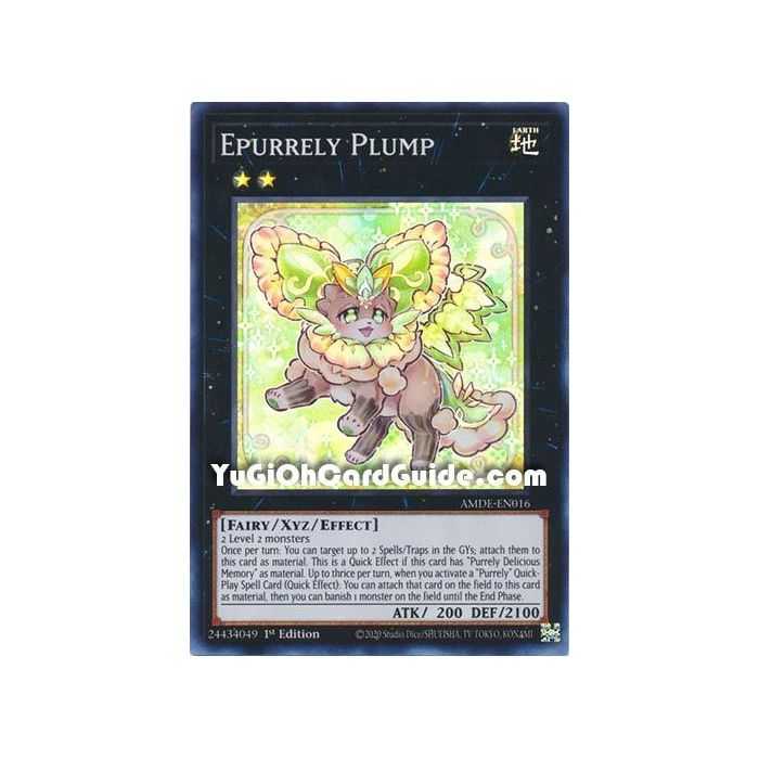 Epurrely Plump (Super Rare) – Amazing Defenders | Carta YUGIOH en México