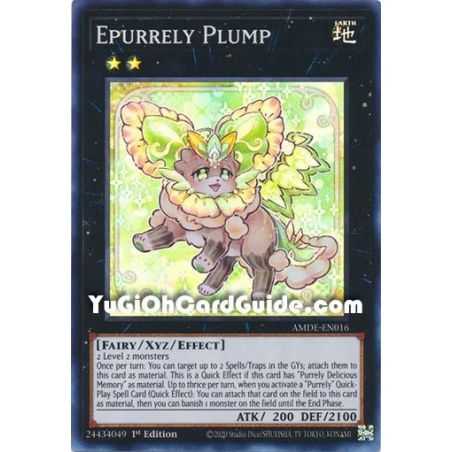 Epurrely Plump (Super Rare) – Amazing Defenders | Carta YUGIOH en México