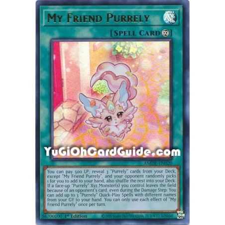My Friend Purrely (Ultra Rare) – Amazing Defenders | Carta YUGIOH en México