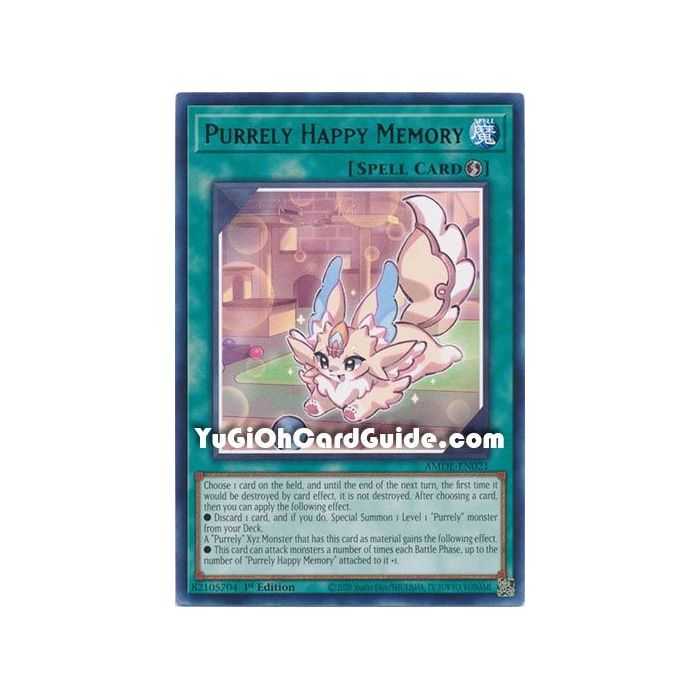 Purrely Happy Memory (Rare) – Amazing Defenders | Carta YUGIOH en México