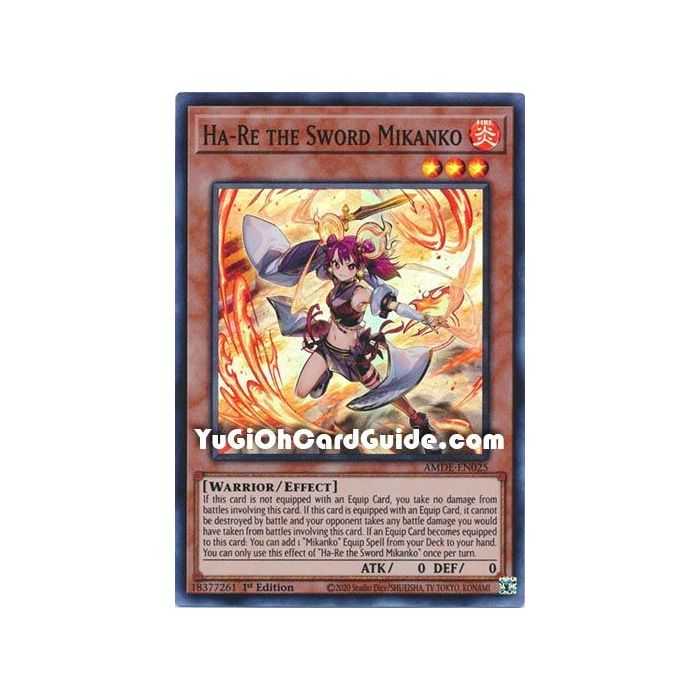 Ha-Re the Sword Mikanko (Super Rare) – Amazing Defenders | Carta YUGIOH en México