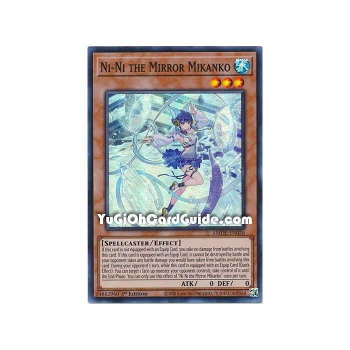 Ni-Ni the Mirror Mikanko (Super Rare) – Amazing Defenders | Carta YUGIOH en México