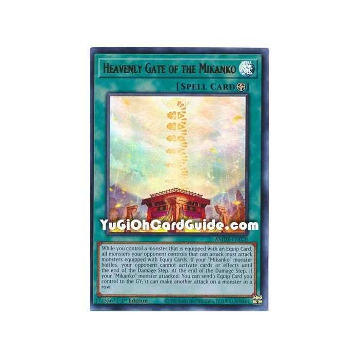 Heavenly Gate of the Mikanko (Ultra Rare) – Amazing Defenders | Carta YUGIOH en México