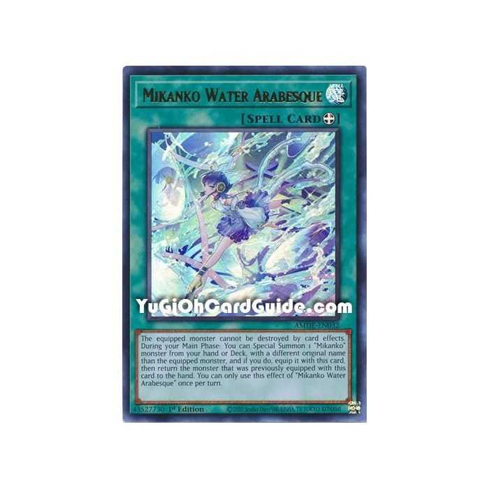 Mikanko Water Arabesque (Ultra Rare) – Amazing Defenders | Carta YUGIOH en México