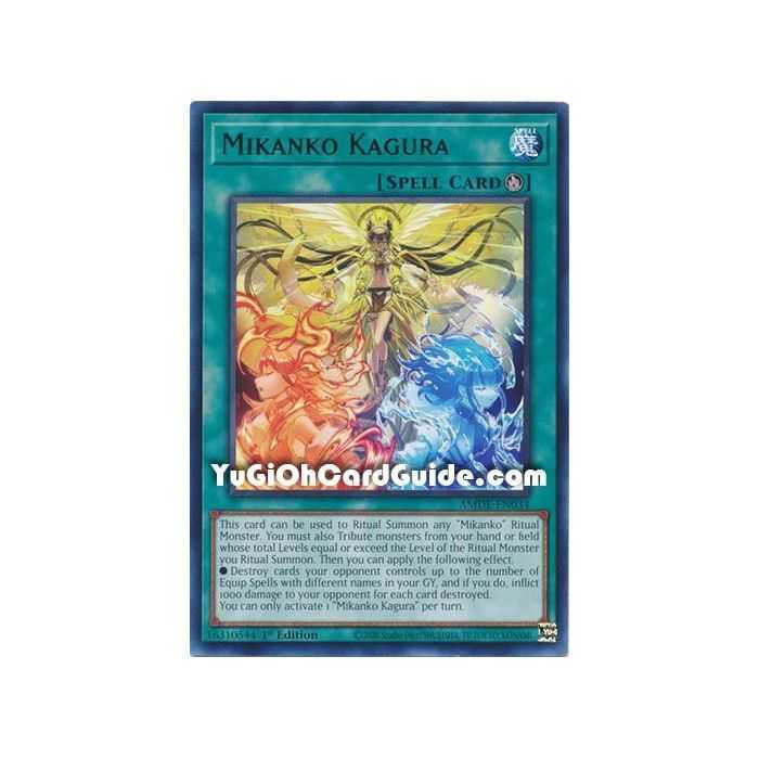 Mikanko Kagura (Rare) – Amazing Defenders | Carta YUGIOH en México