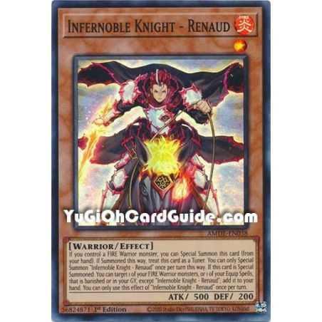Infernoble Knight - Renaud (Super Rare) – Amazing Defenders | Carta YUGIOH en México