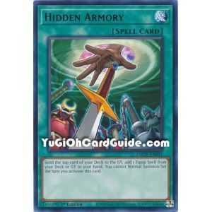 Hidden Armory (Rare) – Amazing Defenders | Carta YUGIOH en México