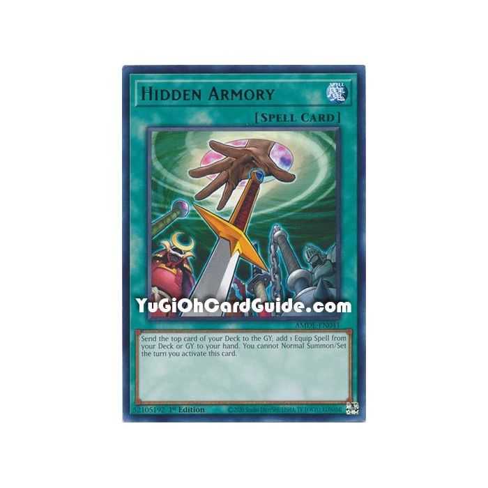 Hidden Armory (Rare) – Amazing Defenders | Carta YUGIOH en México