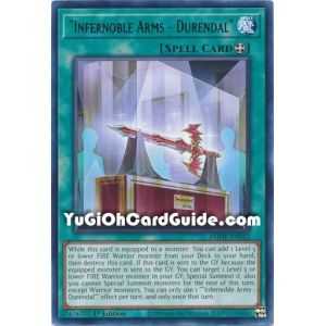 "Infernoble Arms - Durendal" (Rare) – Amazing Defenders | Carta YUGIOH en México
