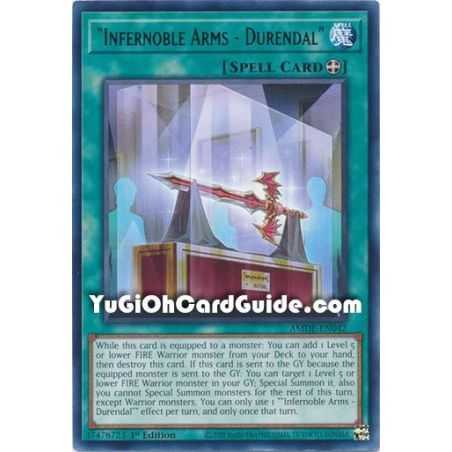 "Infernoble Arms - Durendal" (Rare) – Amazing Defenders | Carta YUGIOH en México