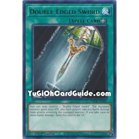Double-Edged Sword (Rare) – Amazing Defenders | Carta YUGIOH en México