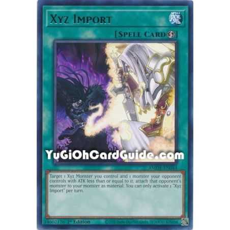 Xyz Import (Rare) – Amazing Defenders | Carta YUGIOH en México
