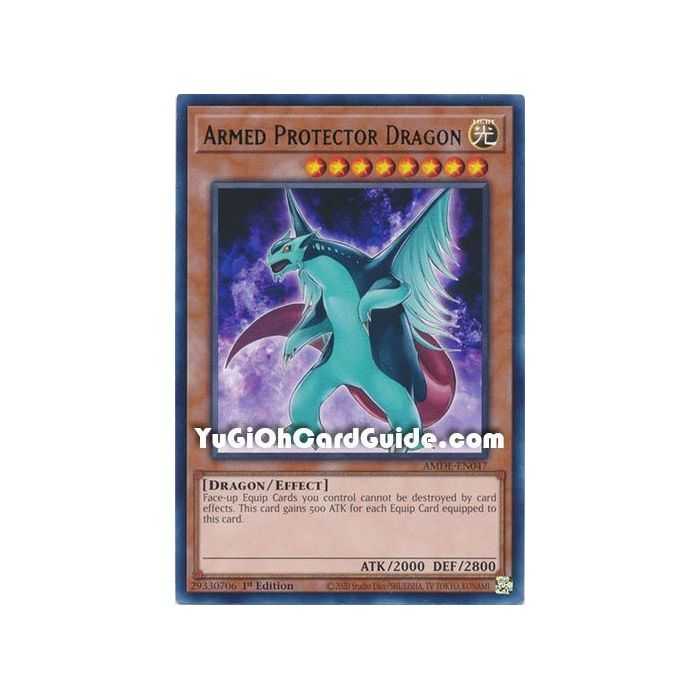 Armed Protector Dragon (Rare) – Amazing Defenders | Carta YUGIOH en México