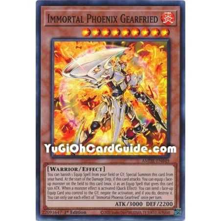 Immortal Phoenix Gearfried (Super Rare) – Amazing Defenders | Carta YUGIOH en México