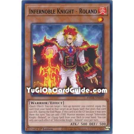 Infernoble Knight - Roland (Rare) – Amazing Defenders | Carta YUGIOH en México