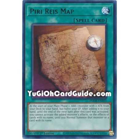 Piri Reis Map (Rare) – Amazing Defenders | Carta YUGIOH en México