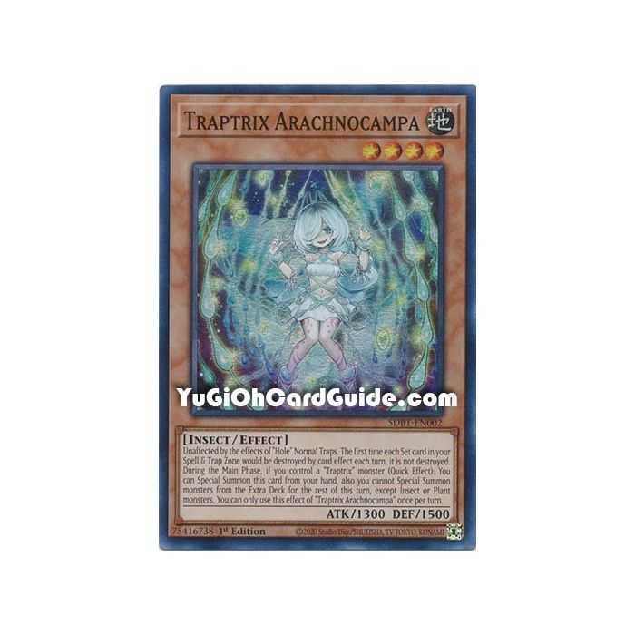 Traptrix Arachnocampa (Super Rare) – Beware of Traptrix Structure Deck | Carta YUGIOH en México