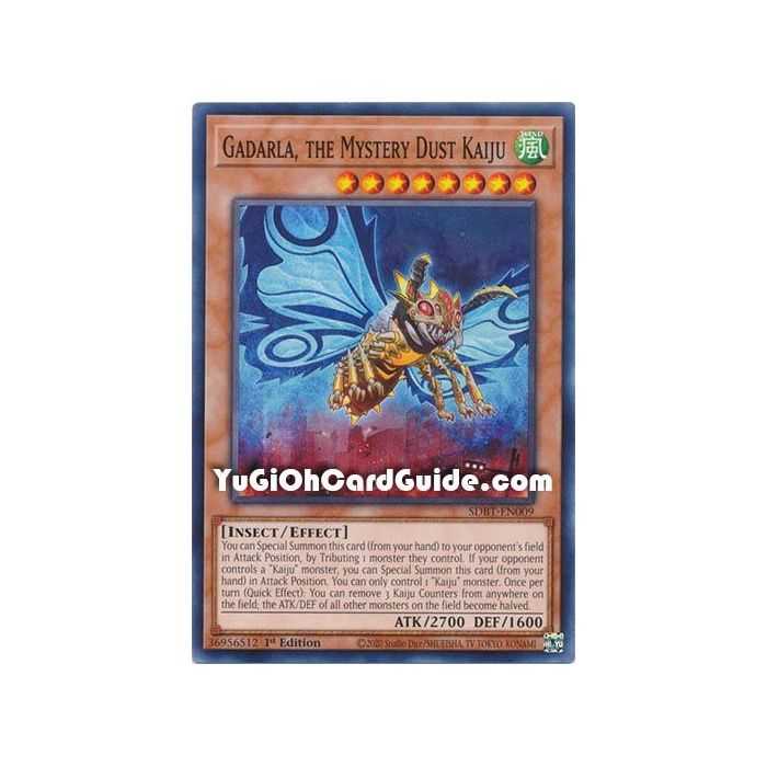 Gadarla, the Mystery Dust Kaiju (Common) – Beware of Traptrix Structure Deck | Carta YUGIOH en México