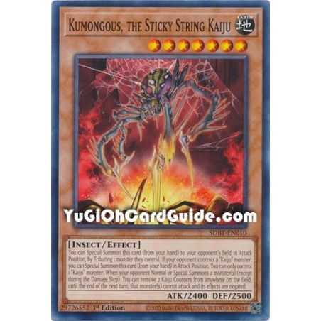 Kumongous, the Sticky String Kaiju (Common) – Beware of Traptrix Structure Deck | Carta YUGIOH en México