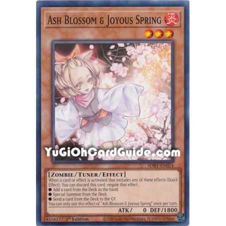 Ash Blossom & Joyous Spring (Common) – Beware of Traptrix Structure Deck | Carta YUGIOH en México