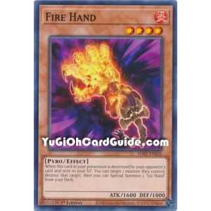Fire Hand (Common) – Beware of Traptrix Structure Deck | Carta YUGIOH en México