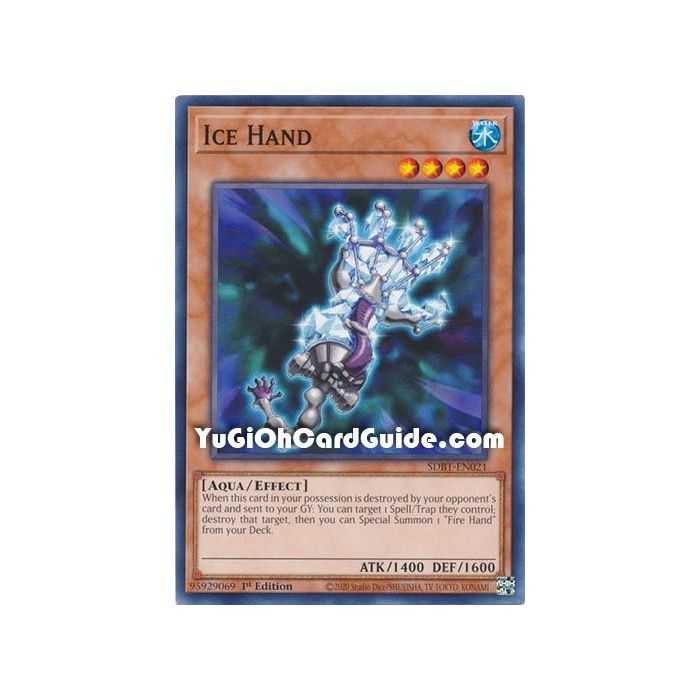 Ice Hand (Common) – Beware of Traptrix Structure Deck | Carta YUGIOH en México