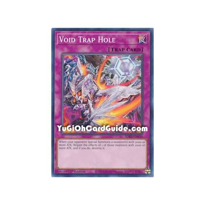 Void Trap Hole (Common) – Beware of Traptrix Structure Deck | Carta YUGIOH en México