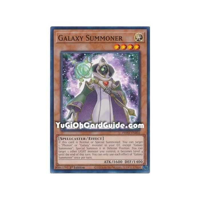 Galaxy Summoner (Common) – Photon Hipernova | Carta YUGIOH en México