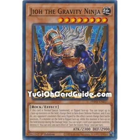 Jioh the Gravity Ninja (Common) – Photon Hipernova | Carta YUGIOH en México
