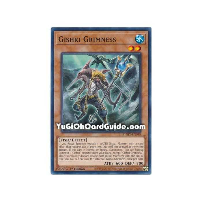 Gishki Grimness (Common) – Photon Hipernova | Carta YUGIOH en México