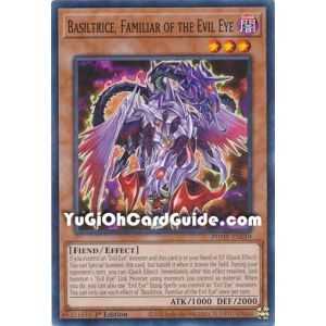 Basiltrice, Familiar of the Evil Eye (Common) – Photon Hipernova | Carta YUGIOH en México
