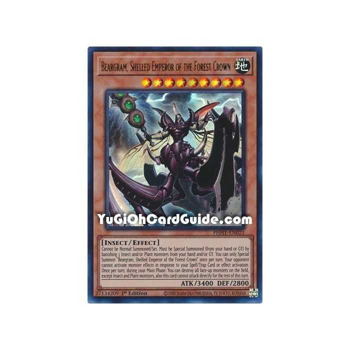Beargram, Shelled Emperor of the Forest Crown (Ultra Rare) – Photon Hipernova | Carta YUGIOH en México