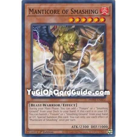 Manticore of Smashing (Common) – Photon Hipernova | Carta YUGIOH en México