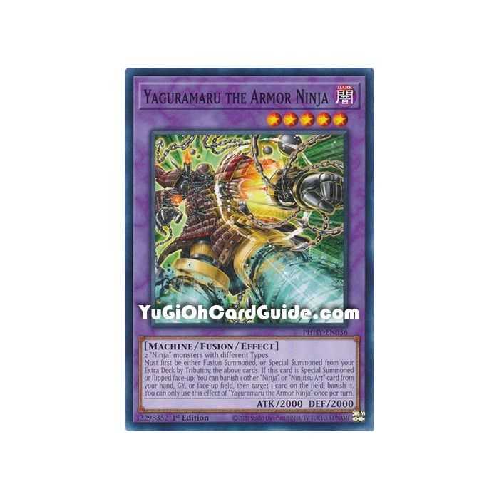 Yaguramaru the Armor Ninja (Common) – Photon Hipernova | Carta YUGIOH en México