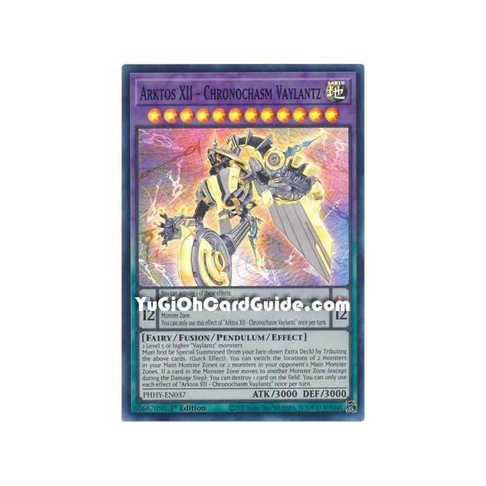 Arktos XII - Chronochasm Vaylantz (Super Rare) – Photon Hipernova | Carta YUGIOH en México