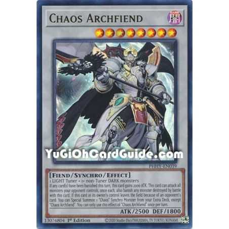Chaos Archfiend (Ultra Rare) – Photon Hipernova | Carta YUGIOH en México